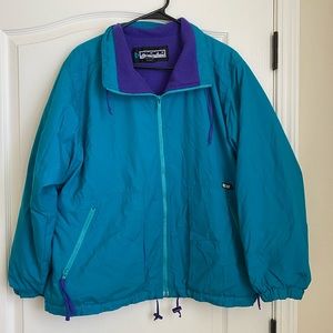 Vintage Pacific Trail Teal and Purple Womens Jacket size Medium
